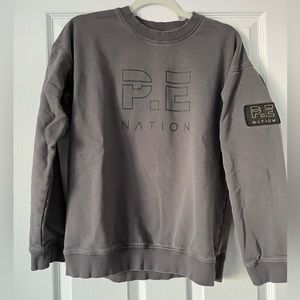 P.E Nation - HEADS UP SWEAT in gray (size S)